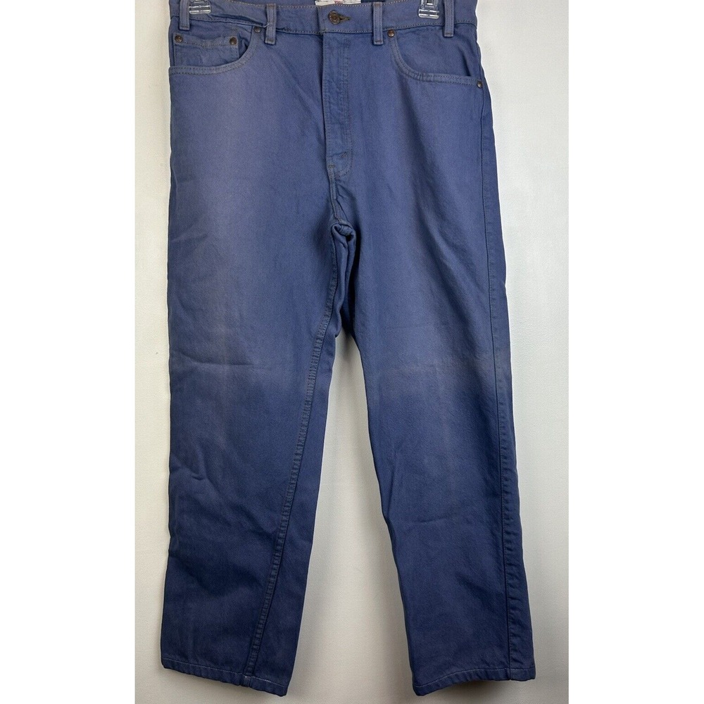 Vtg Levi's 540 Jeans Mens 31 x 28 Relaxed Fit Indigo Blue Denim Pants Read